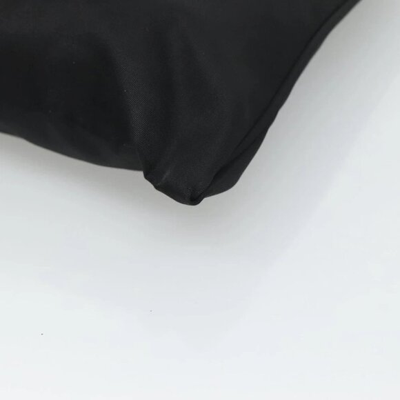 PRADA Hand Bag Nylon Black Silver Auth 118620 - Picture 2 of 16